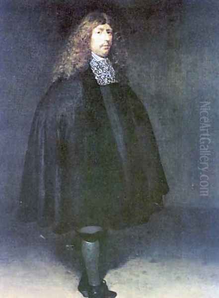 Self Portrait, 1668 Oil Painting by Gerard Ter Borch