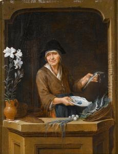 An Allegory Of Smell Oil Painting by Gerrit Zegelaar