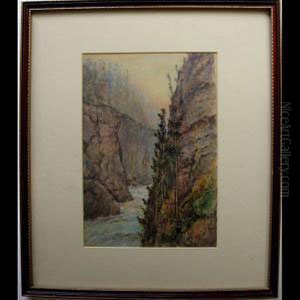 Albert Canyon Oil Painting by Paul Zeigler