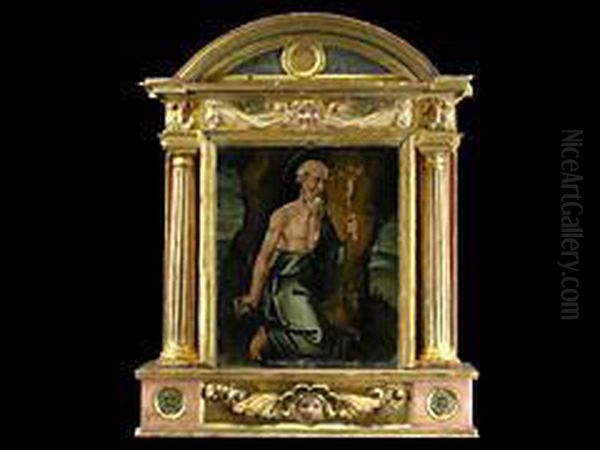 Der Heilige Hieronymus Oil Painting by Giovanni Battista Zelotti