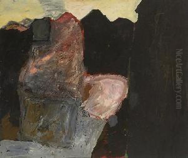 Groses Bergbild. 1988 Oil Painting by Johannes Simon Zembsch