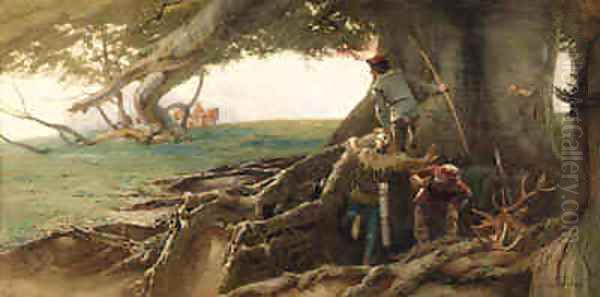 The Ambush Oil Painting by Edward Frederick Brewtnall