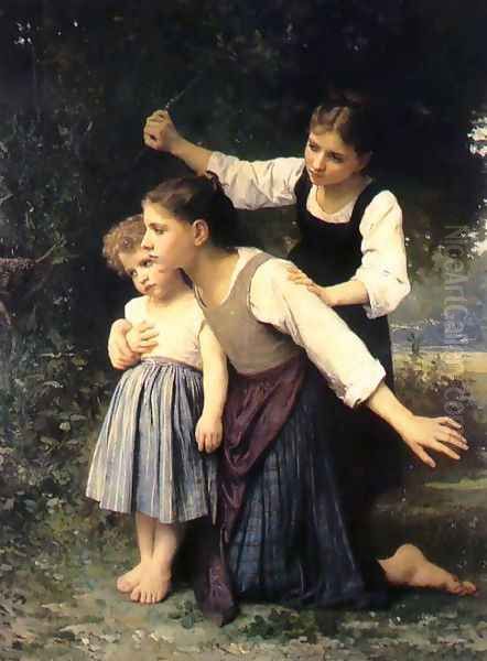 In the Woods 1889 Oil Painting by Elizabeth Jane Gardner Bouguereau