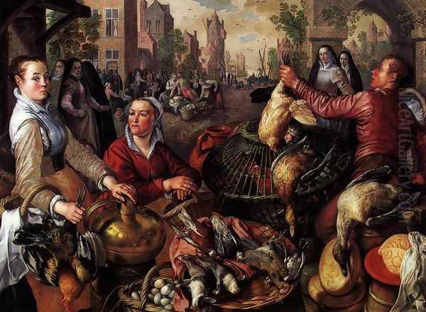 The Four Elements: Air 1570 Oil Painting by Joachim Beuckelaer