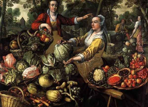 The Four Elements: Earth 1569 Oil Painting by Joachim Beuckelaer