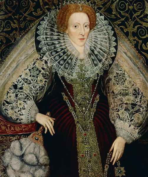 Queen Elizabeth I, c.1585-90 Oil Painting by Mary Ellen Best