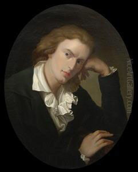 Friedrich Von Schiller. Oil Painting by Gustav Zick