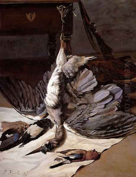 The Heron Oil Painting by Frederic Bazille