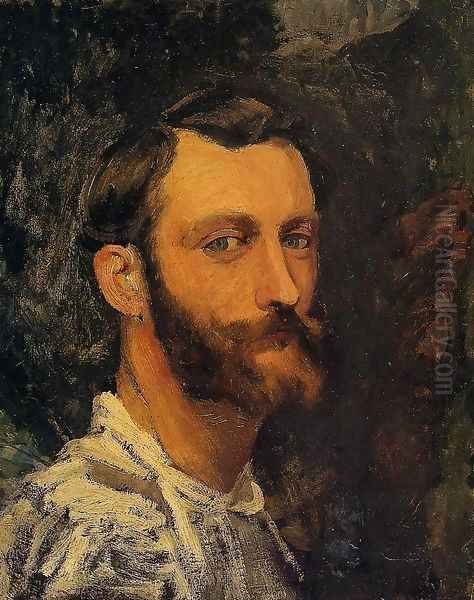 Self Portrait Oil Painting by Frederic Bazille