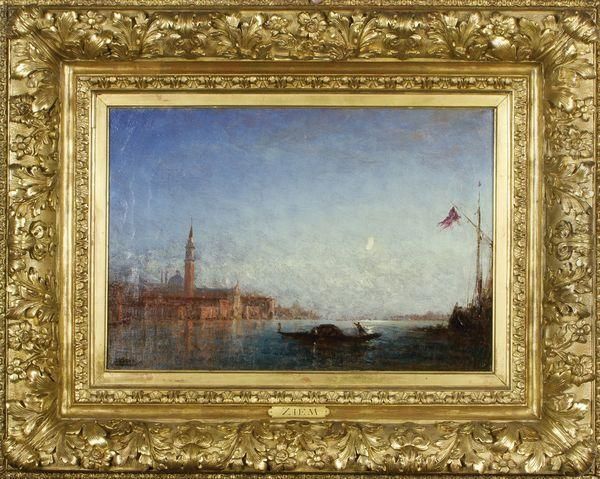 Vue De Venise Oil Painting by Felix Ziem