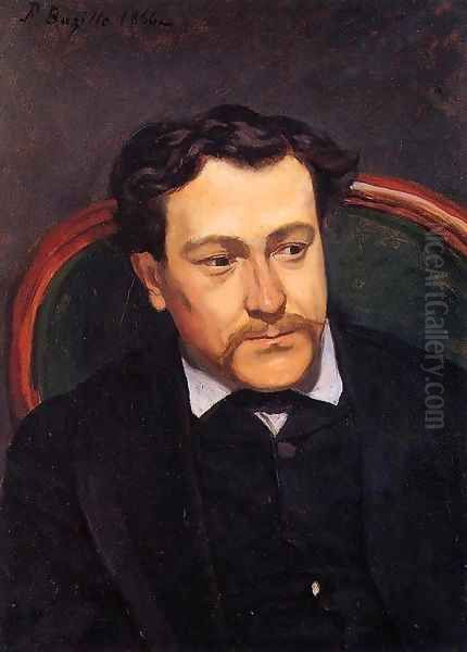 Portrait of Edouard Blau 1866 Oil Painting by Frederic Bazille