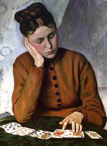 The Fortune Teller 1869 Oil Painting by Frederic Bazille