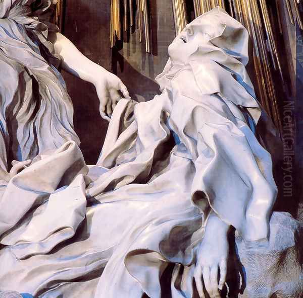 The Ecstasy of Saint Teresa [detail] Oil Painting by Gian Lorenzo Bernini