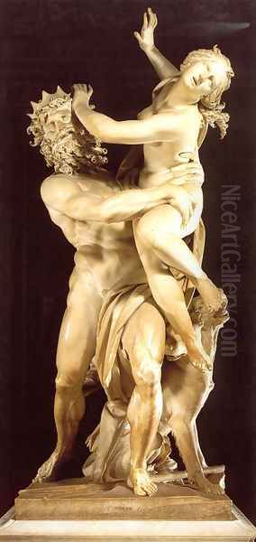 The Rape of Proserpine (or Pluto and Proserpine) Oil Painting by Gian Lorenzo Bernini