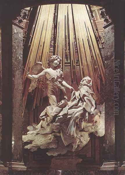 The Ecstasy of Saint Therese Oil Painting by Gian Lorenzo Bernini