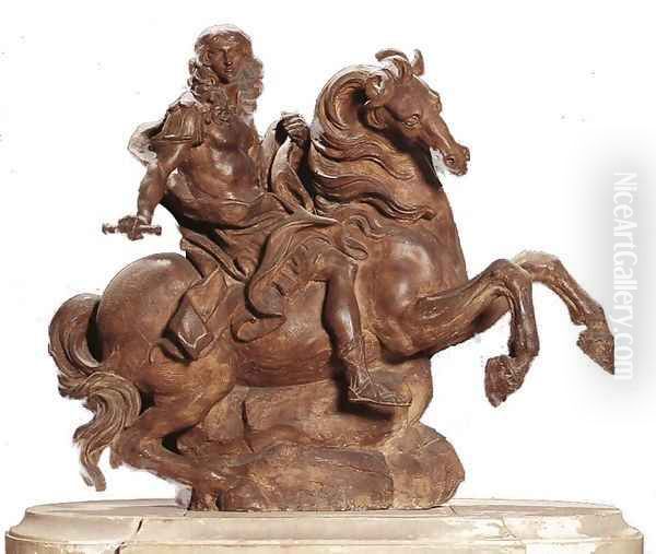 Equestrian Statue of King Louis XIV Oil Painting by Gian Lorenzo Bernini