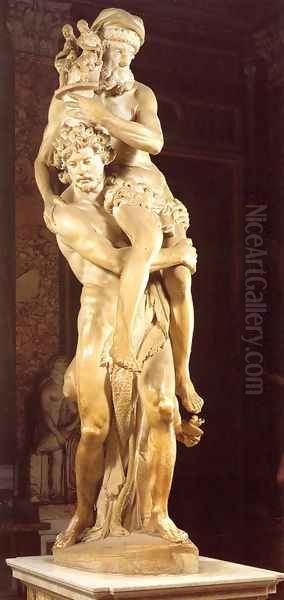 Aeneas and Anchises Oil Painting by Gian Lorenzo Bernini