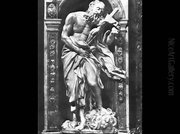 Saint Jerome Oil Painting by Gian Lorenzo Bernini