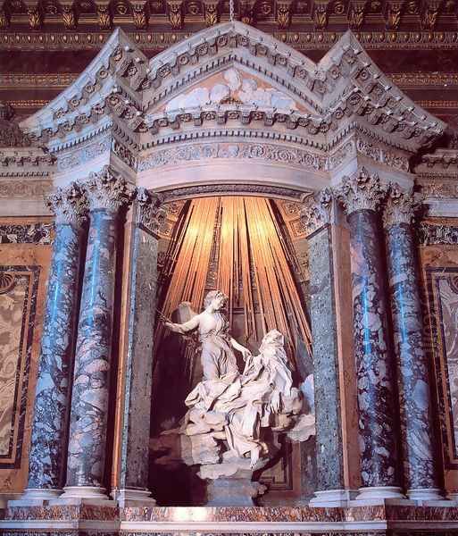 The Ecstasy of Saint Teresa Oil Painting by Gian Lorenzo Bernini