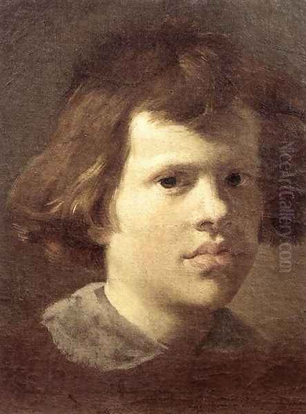 Portrait of a Boy Oil Painting by Gian Lorenzo Bernini