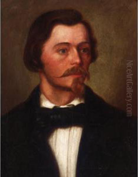 Self-portrait Oil Painting by Ivan Frantsevich Zionglinsky