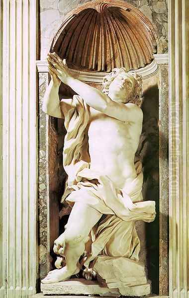 Daniel and the Lion Oil Painting by Gian Lorenzo Bernini