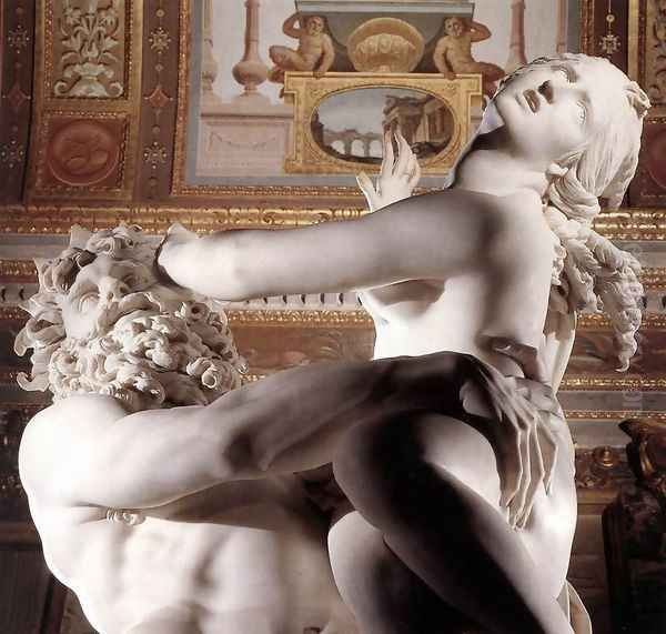 The Rape of Proserpine [detail: 4] (or Pluto and Proserpine) Oil Painting by Gian Lorenzo Bernini