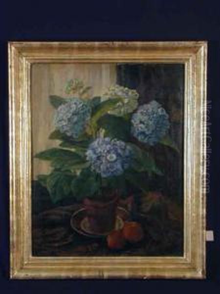 Hortensien Oil Painting by Ferdinand Zix