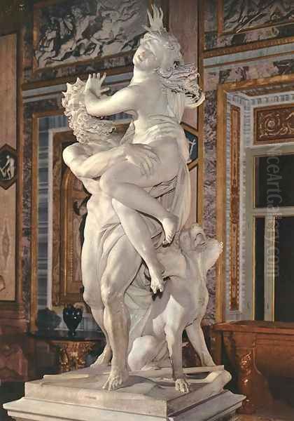 The Rape of Proserpine [detail: 3] (or Pluto and Proserpine) Oil Painting by Gian Lorenzo Bernini