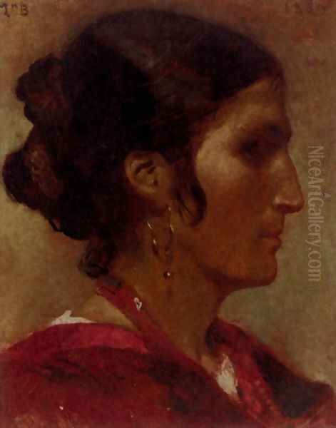 Ciociara Oil Painting by Leon Bonnat