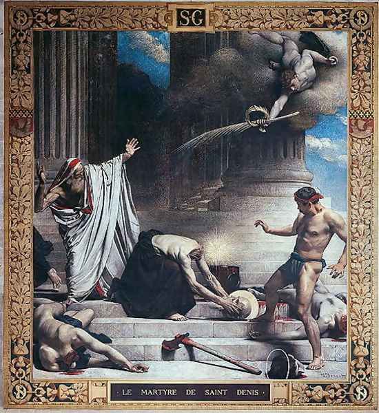 The Martyrdom of St. Denis Oil Painting by Leon Bonnat