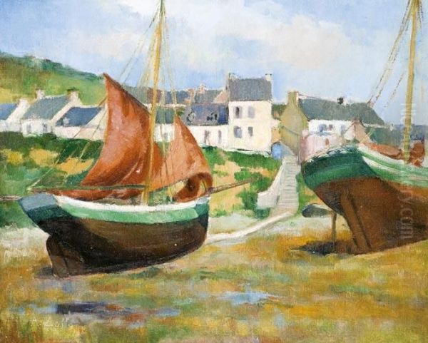 Bretagne -i Kikoto Oil Painting by Alfred Zoff