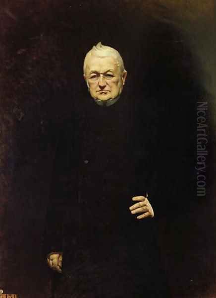 Louis Adolphe Thiers Oil Painting by Leon Bonnat