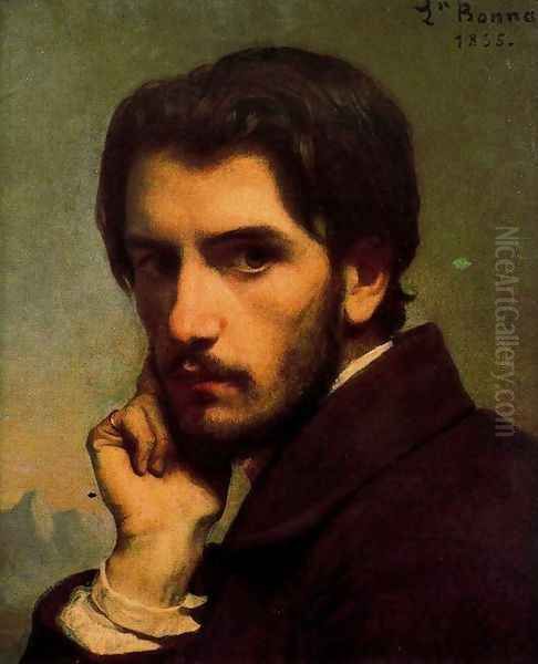 Self-Portrait Oil Painting by Leon Bonnat