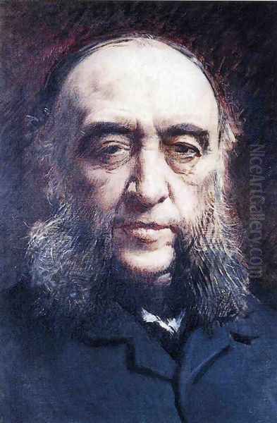 Portrait of Jules Ferry Oil Painting by Leon Bonnat