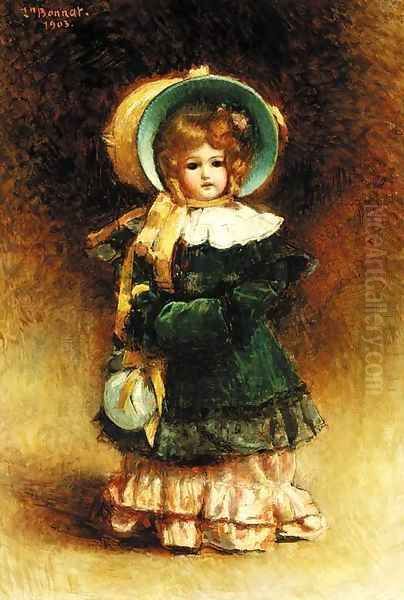 Poupee Oil Painting by Leon Bonnat