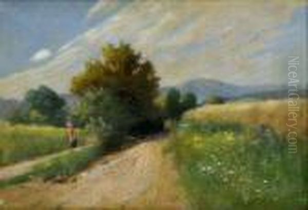 Hrabacka Oil Painting by Gyula, Julius Zorkoczy