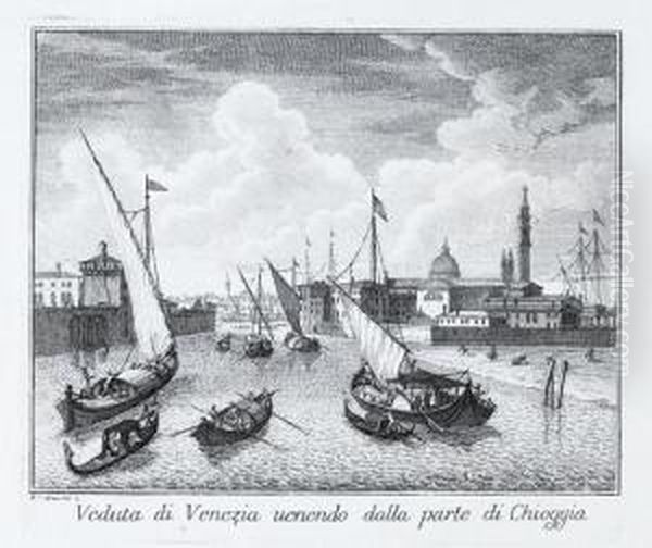 Teatro Delle Fabriche Piu' Cospicue In Prospetiva Dellacitta Di Venezia Oil Painting by Francesco Zucchi