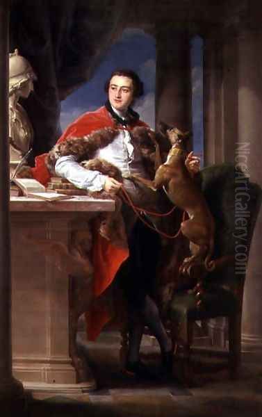 Charles Compton 7th Earl of Northampton Oil Painting by Pompeo Gerolamo Batoni