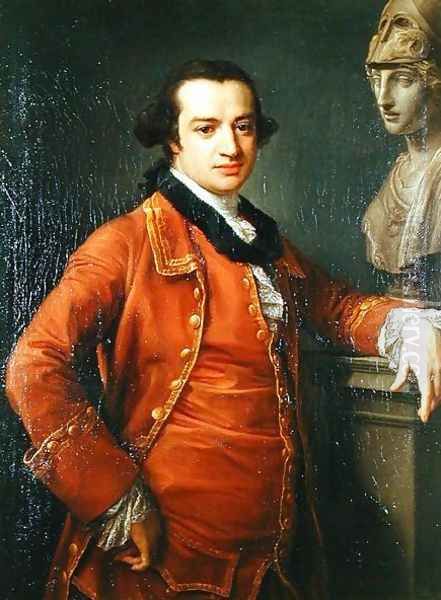 Portrait of John Monck 1764 Oil Painting by Pompeo Gerolamo Batoni