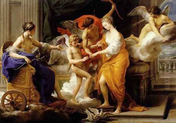 Die Vermählung Amors mit Psyche Oil Painting by Pompeo Gerolamo Batoni