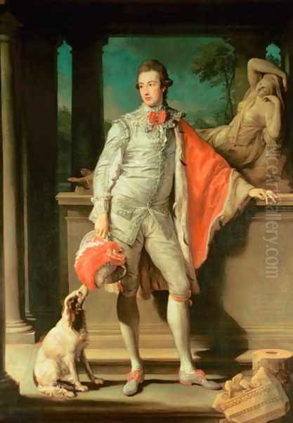 Thomas William Coke Oil Painting by Pompeo Gerolamo Batoni