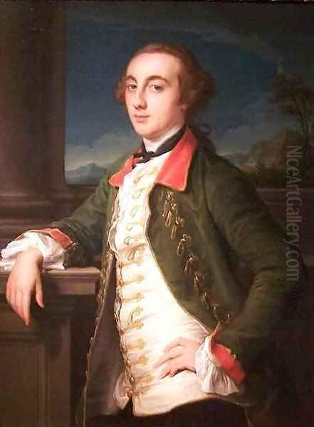 James Stopford 2nd Earl of Courtown Oil Painting by Pompeo Gerolamo Batoni