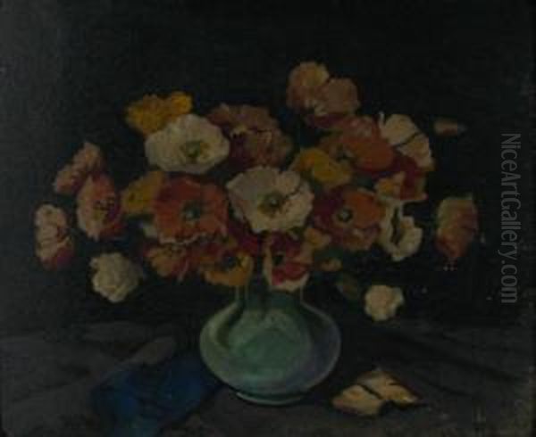 Floral Still Life Oil Painting by John Zwara