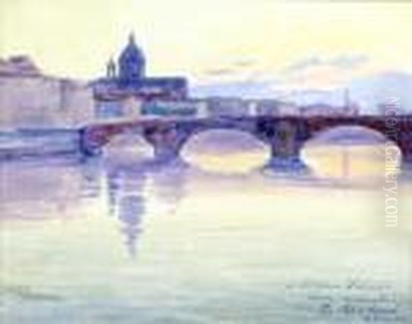 Florence. Oil Painting by Pierre Abatucci