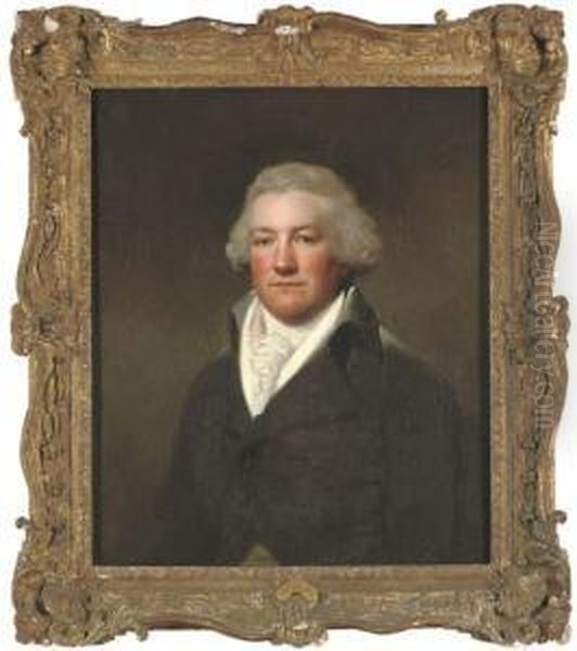 Portrait Of James Hatch Oil Painting by Lemuel Francis Abbott