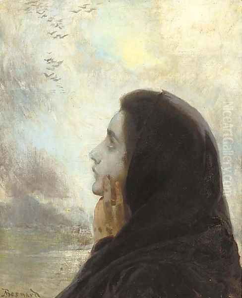 Contemplation Oil Painting by Paul Albert Besnard