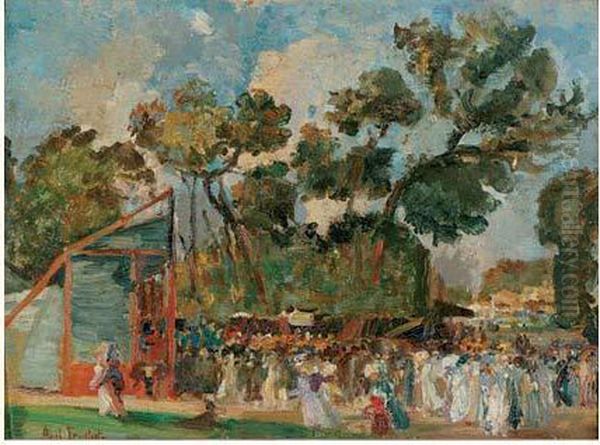 La Fete Foraine Oil Painting by Louis Abel-Truchet