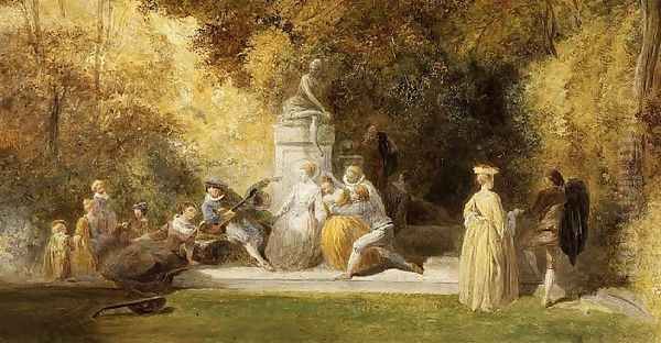 Fete Champetre Oil Painting by Charles Thomas Bale