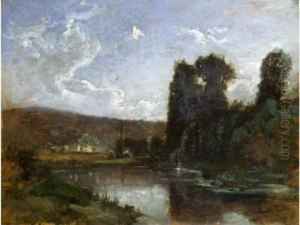 Cernay Oil Painting by Jean Alexis Achard